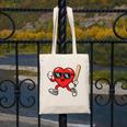 Baseball Valentines Day Heart Boys Sports Love Canvas Tote Bag Baseball Valentines Day Heart Boys Sports Love Canvas Tote Bag