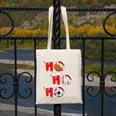 Basketball Baseball Soccer Christmas Ho Ho Ho Santa Xmas Canvas Tote Bag Basketball Baseball Soccer Christmas Ho Ho Ho Santa Xmas Canvas Tote Bag