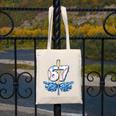 Blue Camo Baseball 67 Six Seven Camo Ice Cream Drip Boy Teen Canvas Tote Bag