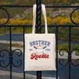 Brother Of Rookie 1st Birthday Baseball Boy Family Matching Canvas Tote Bag Brother Of Rookie 1st Birthday Baseball Boy Family Matching Canvas Tote Bag