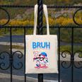 Bruh I'm 7 Baseball Ice Cream Drip It's My 7th Birthday Canvas Tote Bag
