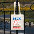 Bruh It's My 2nd Birthday Boy Baseball Themed Party Canvas Tote Bag Bruh It's My 2nd Birthday Boy Baseball Themed Party Canvas Tote Bag
