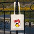 Busy Raising Ballers Baseball Softball Soccer Mom Premium Tri-Blend Canvas Tote Bag