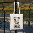 Christian Baseball Philippians 4 Canvas Tote Bag