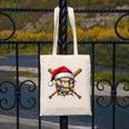 Christmas Baseball Pajama Santa For Men Boys Girls Kids Xmas Canvas Tote Bag