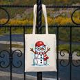Christmas Baseball Snowman Xmas Pajamas Women Men Boys Canvas Tote Bag
