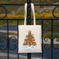Christmas Baseball Tree Lights Xmas Canvas Tote Bag Christmas Baseball Tree Lights Xmas Canvas Tote Bag