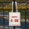 Class Of 2026 Senior Year Baseball Poppy 2026 Graduate Canvas Tote Bag
