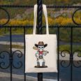 Cowboy Skeleton Baseball Halloween Graphic Canvas Tote Bag Cowboy Skeleton Baseball Halloween Graphic Canvas Tote Bag