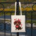 Dachshund Valentines Day Wiener Dog Lover Weenie Heart Raglan Baseball Tee Canvas Tote Bag Dachshund Valentines Day Wiener Dog Lover Weenie Heart Raglan Baseball Tee Canvas Tote Bag