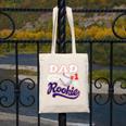 Dad Rookie Of Year 1st Birthday Baseball Theme Matching Canvas Tote Bag Dad Rookie Of Year 1st Birthday Baseball Theme Matching Canvas Tote Bag