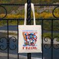 Dominican Puerto Rican Pride Baseball Flag Unity Canvas Tote Bag