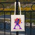 Drip Skeleton Batting Baseball Halloween Canvas Tote Bag