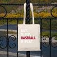 Eat Sleep Baseball Repeat Baseball Player Canvas Tote Bag Eat Sleep Baseball Repeat Baseball Player Canvas Tote Bag