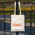 Eat Sleep Coach Repeat Shirt Men Women Baseball Lover Canvas Tote Bag Eat Sleep Coach Repeat Shirt Men Women Baseball Lover Canvas Tote Bag