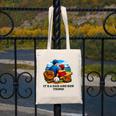 Father Son Baseball Father's Day Canvas Tote Bag