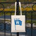 Fly The W Chicago Baseball Winning Flag Distressed Premium Tri-Blend Canvas Tote Bag Fly The W Chicago Baseball Winning Flag Distressed Premium Tri-Blend Canvas Tote Bag