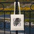 Game Day Baseball Retro Checkered Baseball Canvas Tote Bag
