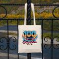 Happy 100 Days Of School Baseball Drip For Kids Teachers Canvas Tote Bag Happy 100 Days Of School Baseball Drip For Kids Teachers Canvas Tote Bag
