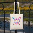 Happy 100 Days Of School Baseball Drip Theme Party 100th Day Canvas Tote Bag