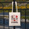 Happy 100 Days Of School Baseball Girls Coquette Bow Teacher Canvas Tote Bag Happy 100 Days Of School Baseball Girls Coquette Bow Teacher Canvas Tote Bag
