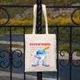 I Hit 100 Days Of School Baseball Player Kids Boys Son Canvas Tote Bag