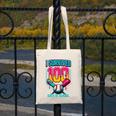 HUGvyn I Survived 100 Days Baseball Teacher Ice Cream Drip Canvas Tote Bag
