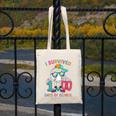 HUGvyn I Survived 100 Days Of School Baseball 6 7 Ice Cream Canvas Tote Bag