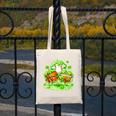 Kids St Patricks Day Shamrock Basketball Baseball Football Canvas Tote Bag