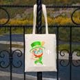 Kids St Patricks Day Shirt Leprechaun Baseball Boys Men Canvas Tote Bag