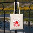 Little Slugger Boy Coming Soon Baby Announcement Baseball Canvas Tote Bag