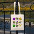 Mardi Gras Baseball Coquette Bow Fat Tuesday Parade Girls Canvas Tote Bag Mardi Gras Baseball Coquette Bow Fat Tuesday Parade Girls Canvas Tote Bag
