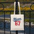 Mason 67 Jersey Baseball Men Women Boys Girls Number 6 7 Canvas Tote Bag Mason 67 Jersey Baseball Men Women Boys Girls Number 6 7 Canvas Tote Bag