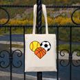 Mom Sports Heart Soccer Basketball Baseball Softball Canvas Tote Bag Mom Sports Heart Soccer Basketball Baseball Softball Canvas Tote Bag