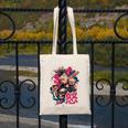 Punk Girl With Anger Kanji And Baseball Bat Canvas Tote Bag Punk Girl With Anger Kanji And Baseball Bat Canvas Tote Bag