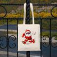 Santa Baseball Christmas Pajamas Xmas Men Boy Toddlers Canvas Tote Bag Santa Baseball Christmas Pajamas Xmas Men Boy Toddlers Canvas Tote Bag
