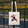 Santa Playing Baseball Men Boys Christmas Baseball Player Canvas Tote Bag Santa Playing Baseball Men Boys Christmas Baseball Player Canvas Tote Bag