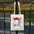 Santa Sports Christmas Baseball Player Canvas Tote Bag Santa Sports Christmas Baseball Player Canvas Tote Bag
