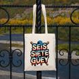SEIS Siete Guey Baseball Drip Mexico Spanish 67 Slang Boys Canvas Tote Bag SEIS Siete Guey Baseball Drip Mexico Spanish 67 Slang Boys Canvas Tote Bag