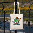 Shamrock Baseball St Patrick's Day Kids Boys Toddlers Premium Tri-Blend Canvas Tote Bag