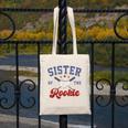 Sister Of Rookie 1st Birthday Baseball Boy Family Matching Canvas Tote Bag Sister Of Rookie 1st Birthday Baseball Boy Family Matching Canvas Tote Bag