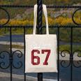 Six Seven Meme Boys Girls Kids 67 Baseball Jersey Canvas Tote Bag