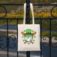 St Patricks Day Baseball Drip Ice Cream Baseball Home Plate Canvas Tote Bag St Patricks Day Baseball Drip Ice Cream Baseball Home Plate Canvas Tote Bag