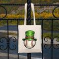 St Patricks Day Baseball Player Leprechaun Hat Men Boys Kids Canvas Tote Bag
