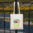 Stepdad Of The Birthday Boy Baseball Football Colorful Canvas Tote Bag Stepdad Of The Birthday Boy Baseball Football Colorful Canvas Tote Bag