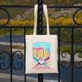 I Survived 100 Days Of School Baseball Drip Students Teacher Canvas Tote Bag