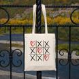Tic Tac Toe Love Hearts Romantic Valentine Raglan Baseball Tee Canvas Tote Bag Tic Tac Toe Love Hearts Romantic Valentine Raglan Baseball Tee Canvas Tote Bag