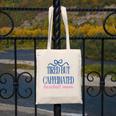 Tired But Caffeinated Baseball Mom Trendy Tired Baseball Mom Canvas Tote Bag