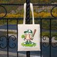 Toddler Baseball Drip Ice Cream Boys Kids St Patricks Day Canvas Tote Bag