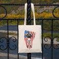 US Flag Baseball Player Batter Sport Lover Team Coach Family Canvas Tote Bag